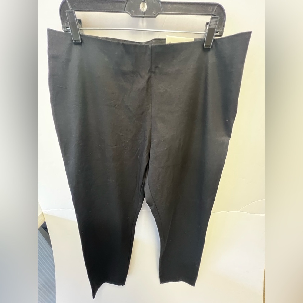 A NEW DAY BLACK STRETCH SIZE 14R NWT LADIES SLACKS. SKINNY ANKLE HIGH RISE